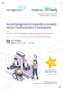 Locandina del webinar SMAfamily del 13 ottobre 2026