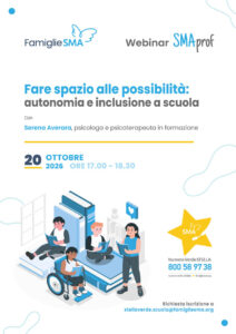 Locandina del webinar SMAprof del 20 ottobre 2026